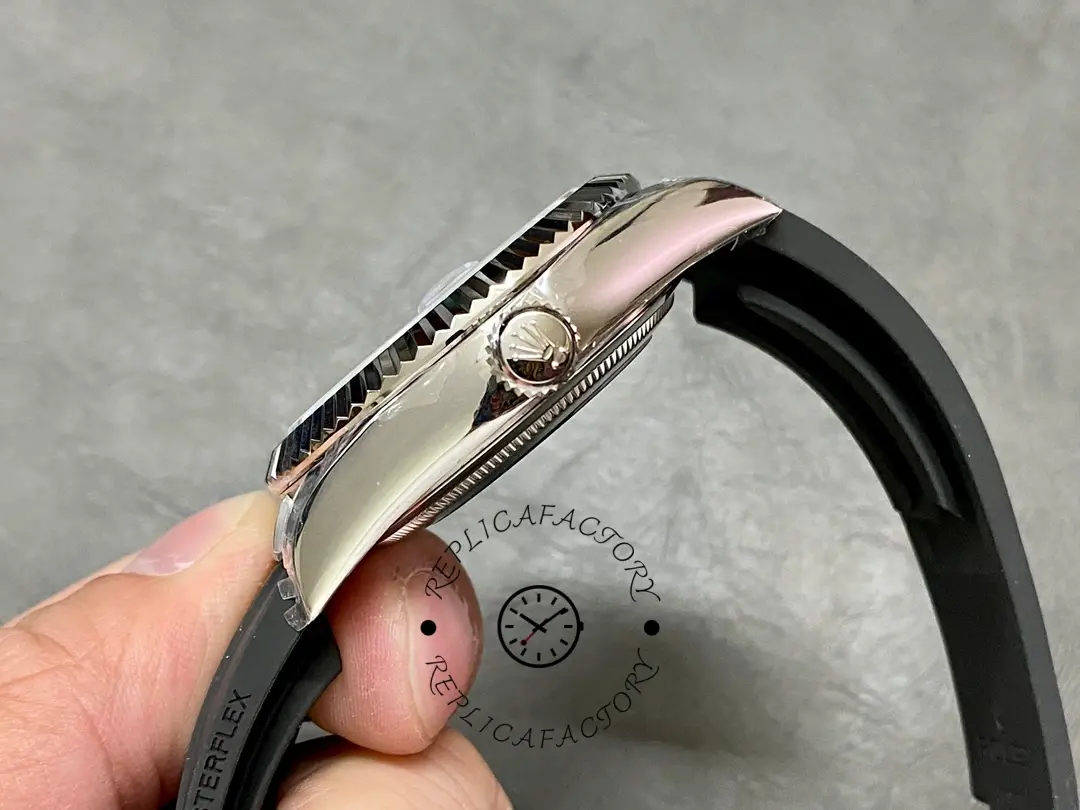 Rolex Sky Dweller 42 White Gold White Dial Oysterflex M336239 0003