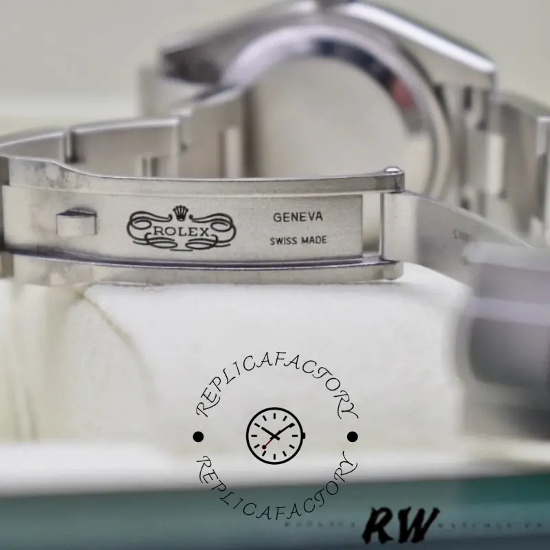 Rolex Oyster Perpetual 176234 Silver Dial Blue Baton 26MM Lady Replica Watch