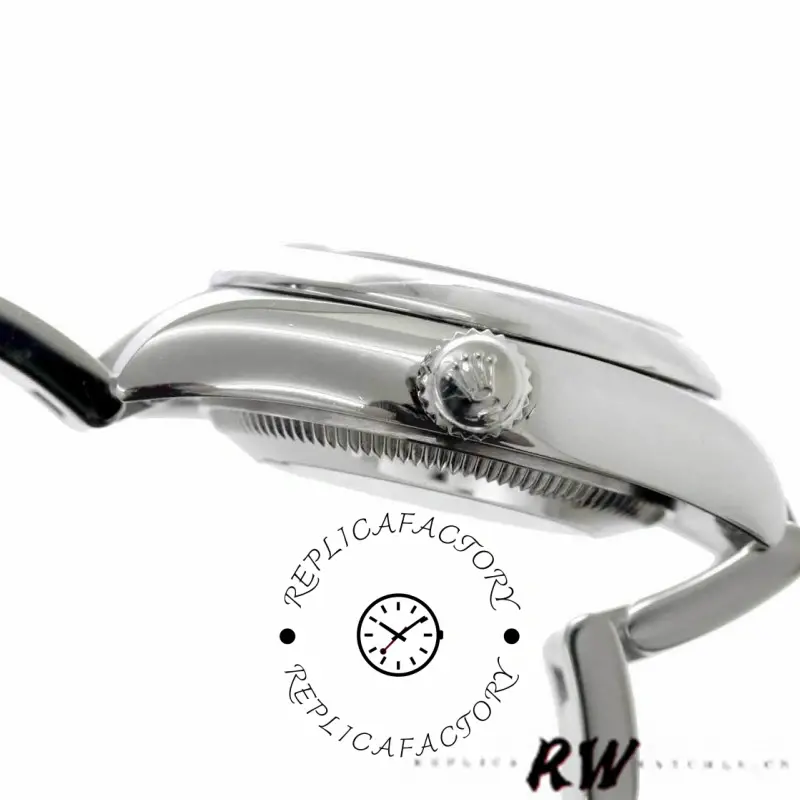 Rolex Oyster Perpetual 176200 Silver Arabic Dial Oyster Bracelet 26mm Lady Replica Watch