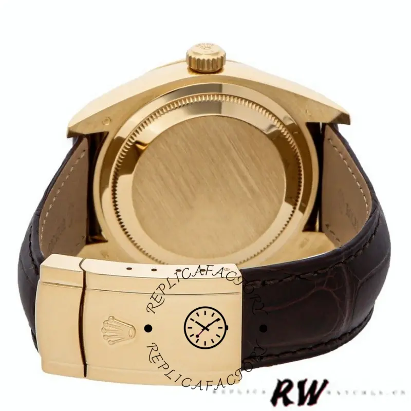 Rolex Sky-Dweller 326138 Champagne Dial Yellow Gold 42MM Mens Replica Watch