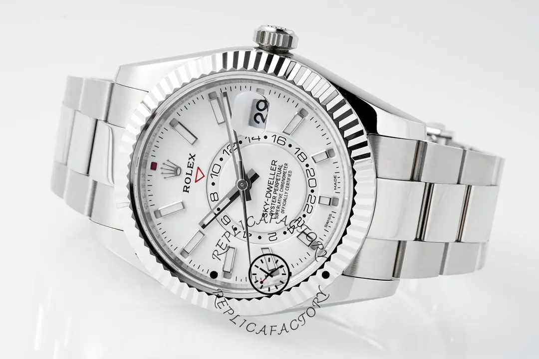Rolex Sky-Dweller 326934 Stainless Steel White Dial 42MM Replica Watch