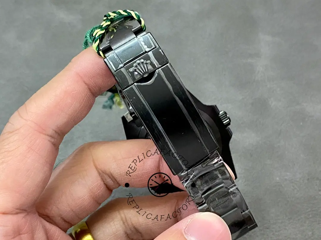 Rolex Submariner Diw 116610 PVD-DLC Stainless Steel Carbon Fiber Bezel Champagne Dial