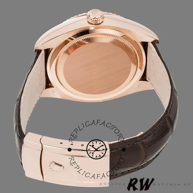 Rolex Sky-Dweller 326135 White Dial Rose Gold 42MM Mens Replica Watch