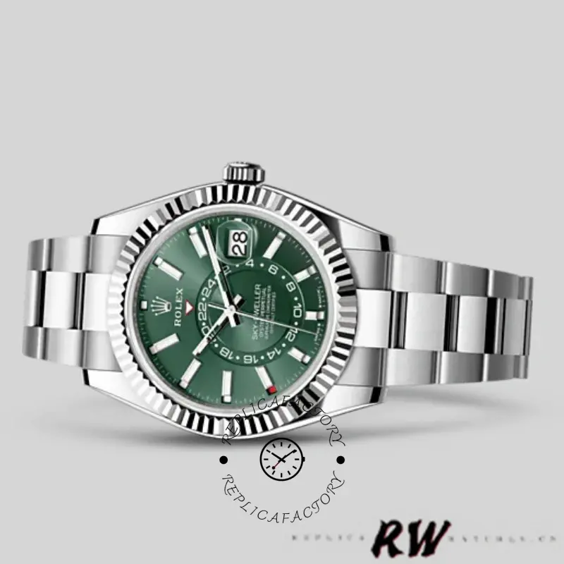 The Rolex Sky-Dweller 336934 showing the 42mm case presence.