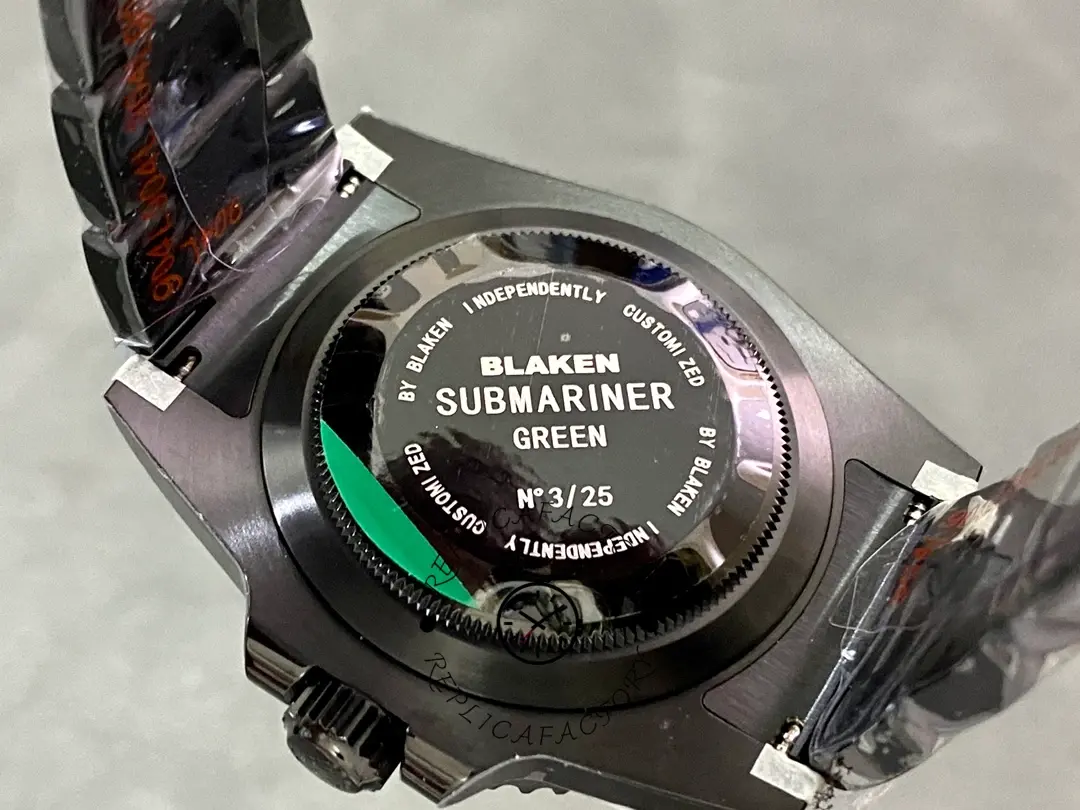 Rolex Submariner Diw 116610 PVD-DLC Stainless Steel Carbon Fiber Bezel Champagne Dial