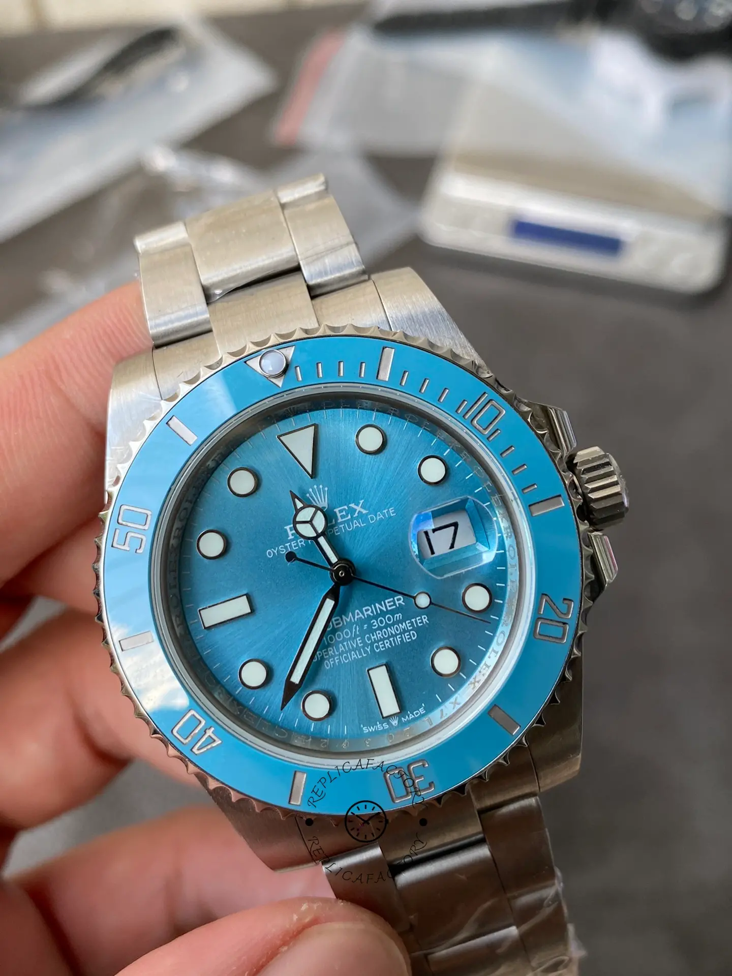 Rolex Submariner Date 41 Turquoise Blaken Goldsmith & Complications