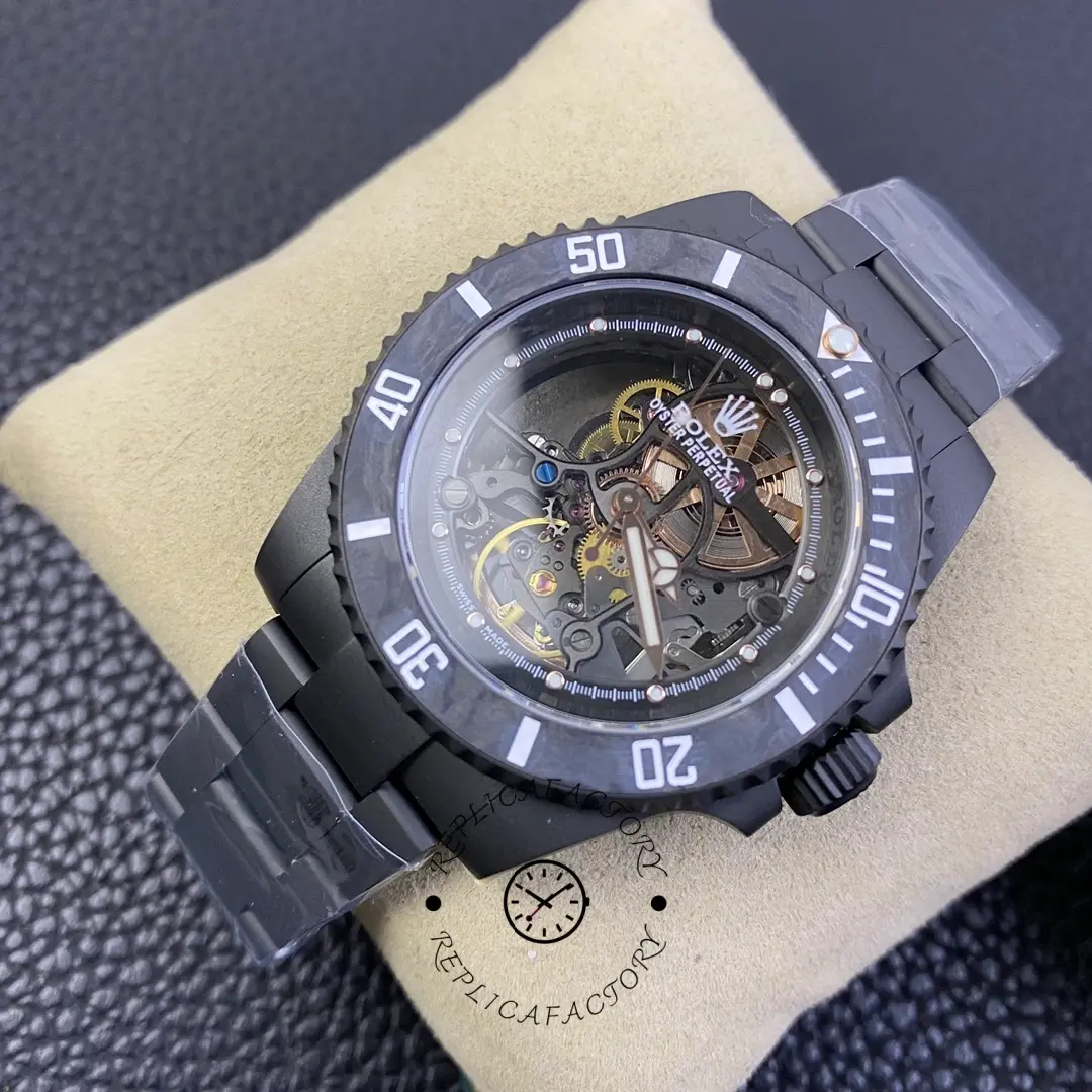 Rolex Submariner Black PVD Andrea Pirlo Project 114060 Skeleton Dial 40mm