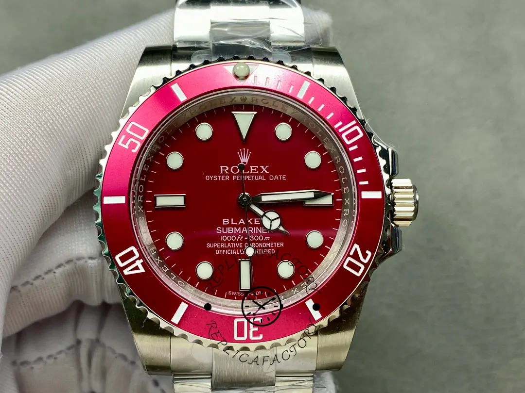 Rolex Blaken Submariner Truckee Red Limited Edition 40MM Mens Replica Watch