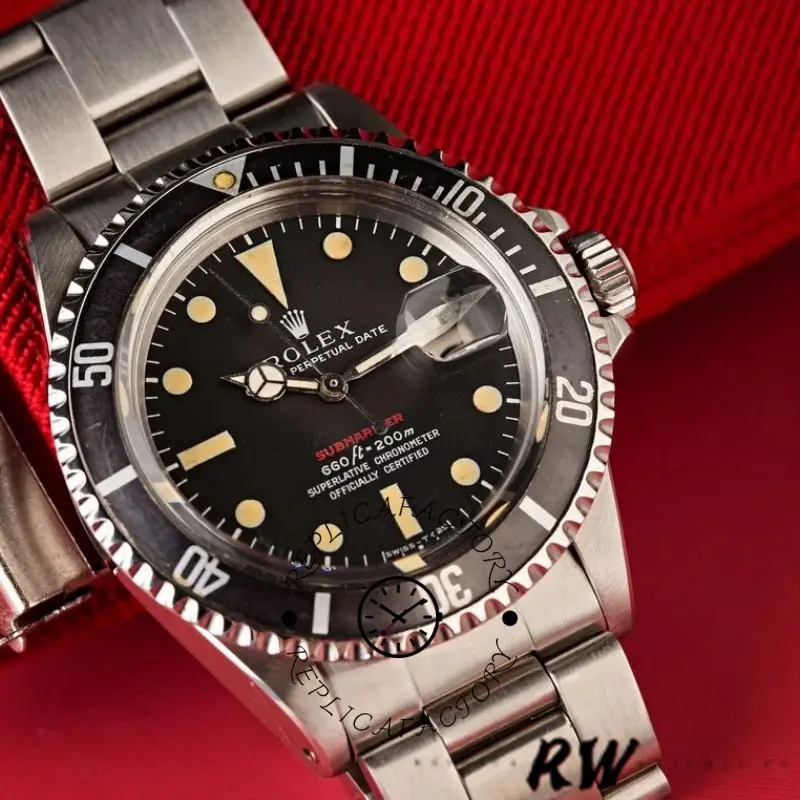 Rolex Submariner 1680 Stainless Steel Case Black Dial 40mm Mens Replica Watch