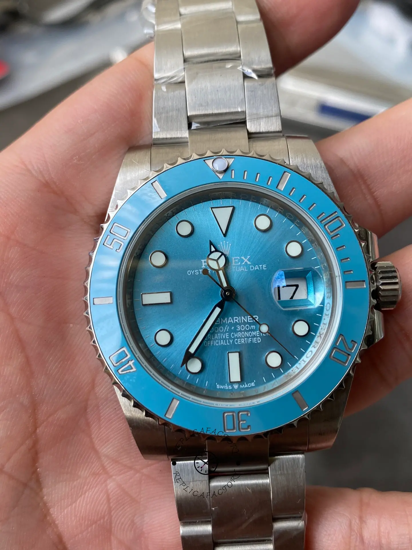 Rolex Submariner Date 41 Turquoise Blaken Goldsmith & Complications