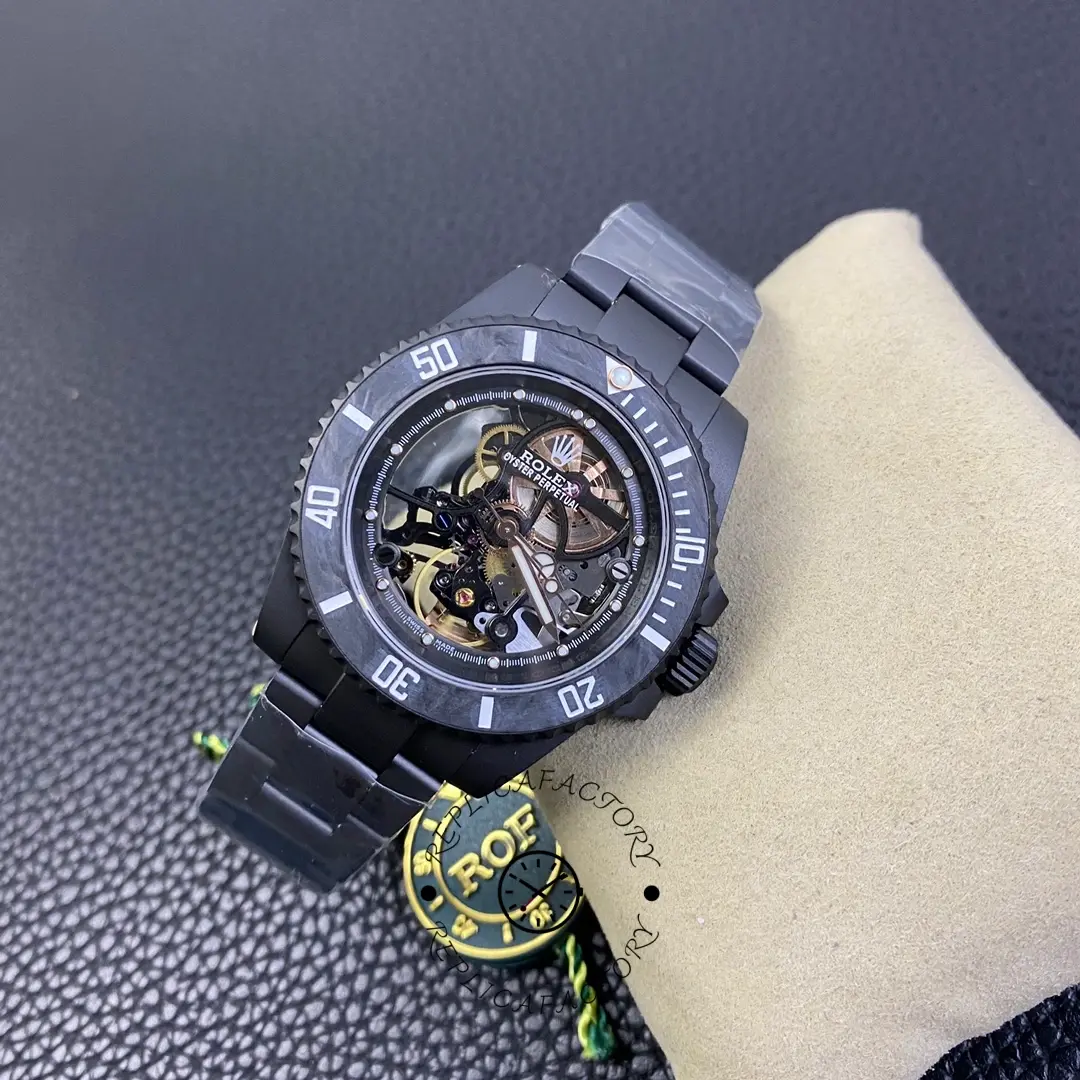 Rolex Submariner Black PVD Andrea Pirlo Project 114060 Skeleton Dial 40mm