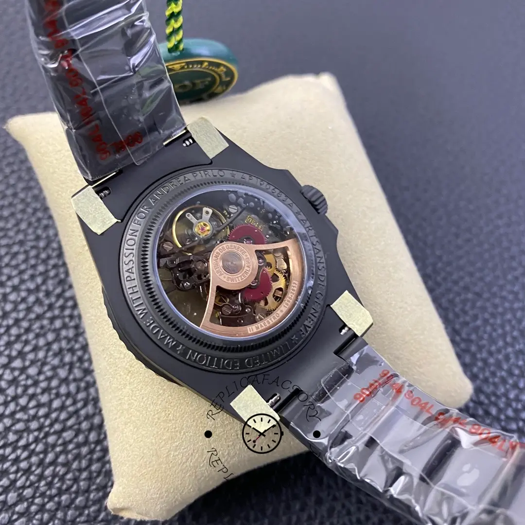 Rolex Submariner Black PVD Andrea Pirlo Project 114060 Skeleton Dial 40mm
