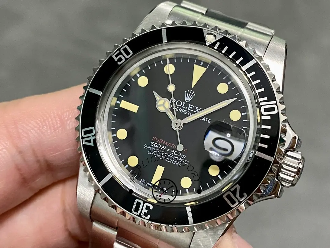 Rolex Submariner 1680 Stainless Steel Case Black Dial 40mm Mens Replica Watch