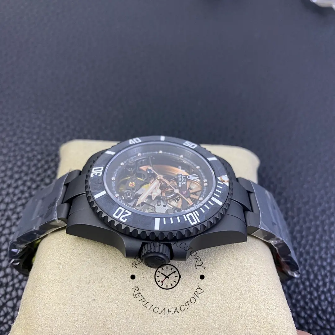 Rolex Submariner Black PVD Andrea Pirlo Project 114060 Skeleton Dial 40mm