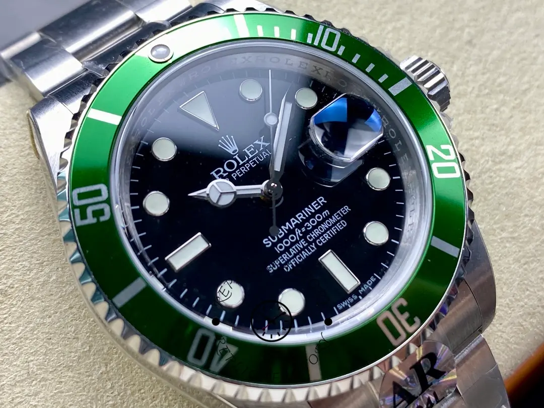 Rolex Submariner Date 16610LV Stainless Steel Oyster 40MM Black Dial Mens Replica Watch