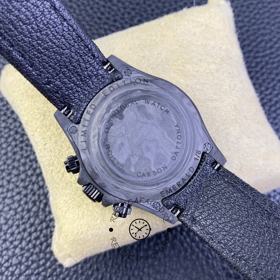 Rolex Daytona DIW Black Carbon Case Black Dial Nylon Strap 40mm Limited Edition