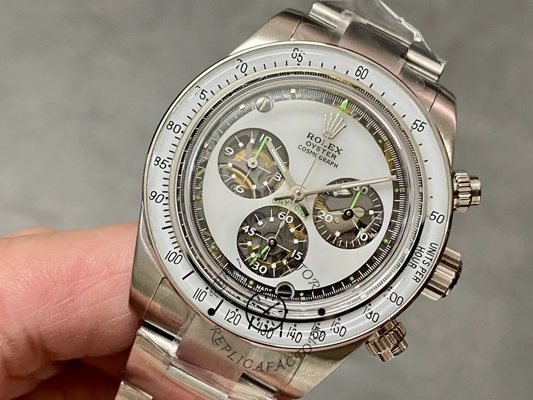 Rolex Daytona Cosmograph Artisans De Geneve Edition White Dial Men's Watch