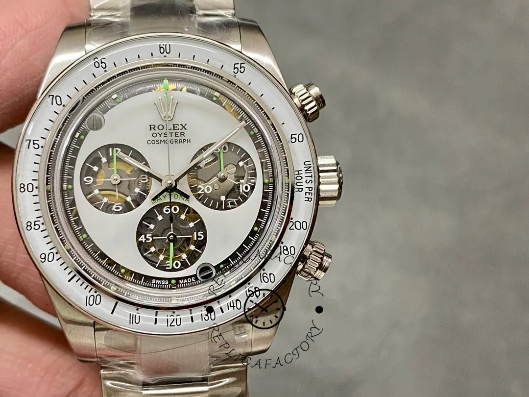 Rolex Daytona Cosmograph Artisans De Geneve Edition White Dial Men's Watch