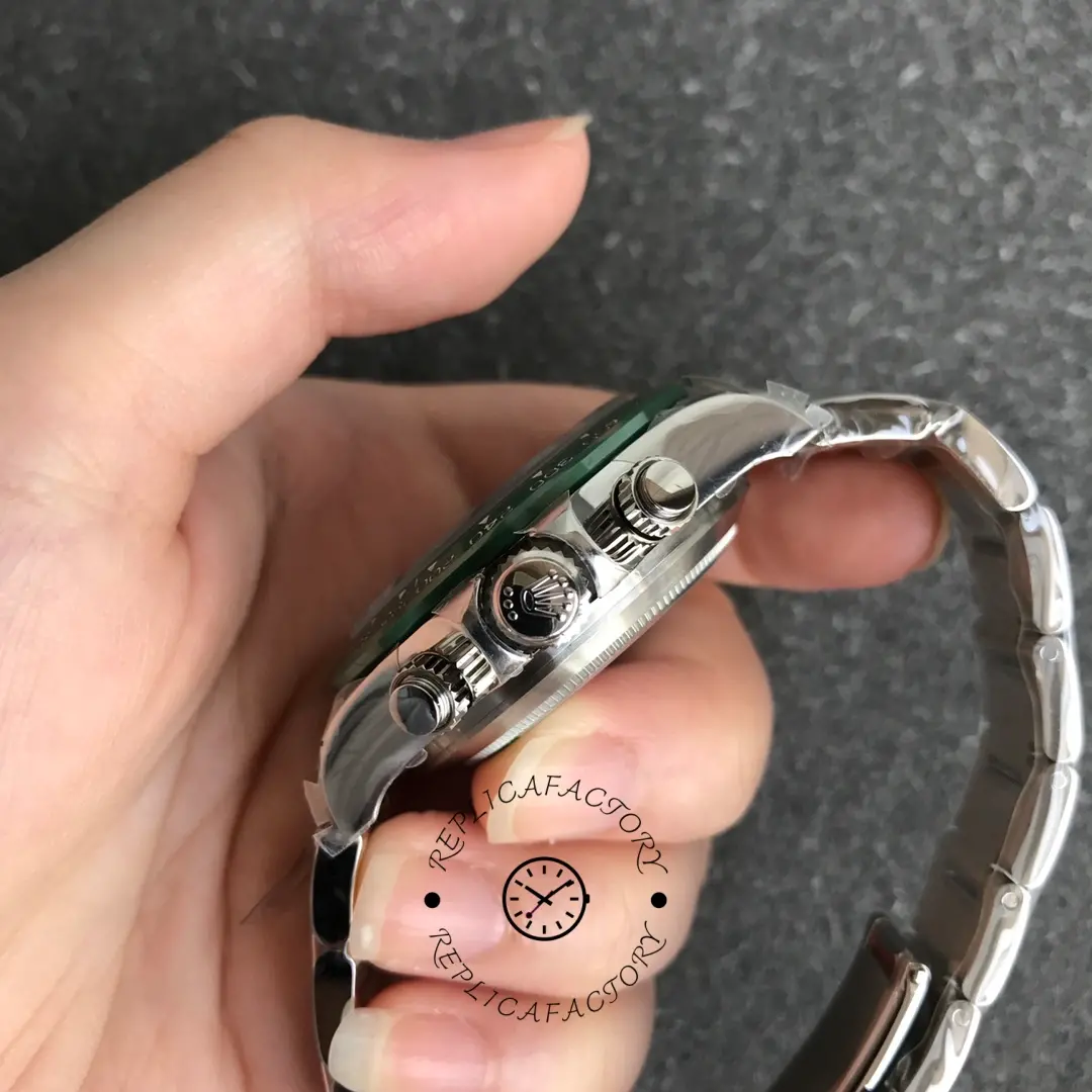Rolex Daytona Oyster Perpetual 116500LV Green Ceramic Bezel White Dial