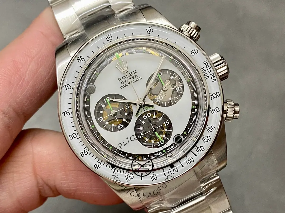 Rolex Daytona Cosmograph Artisans De Geneve Edition White Dial Men's Watch