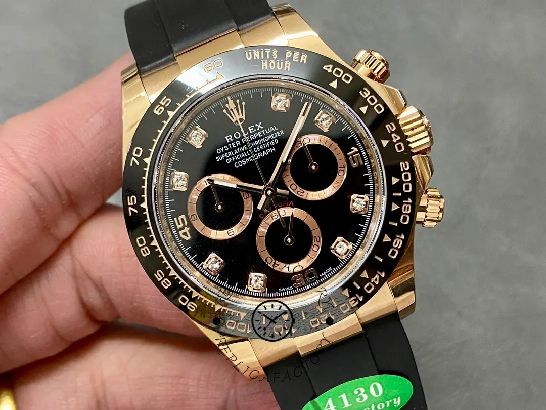 Rolex Cosmograph Daytona Rose Gold Case Black Dial 116515ln 0057