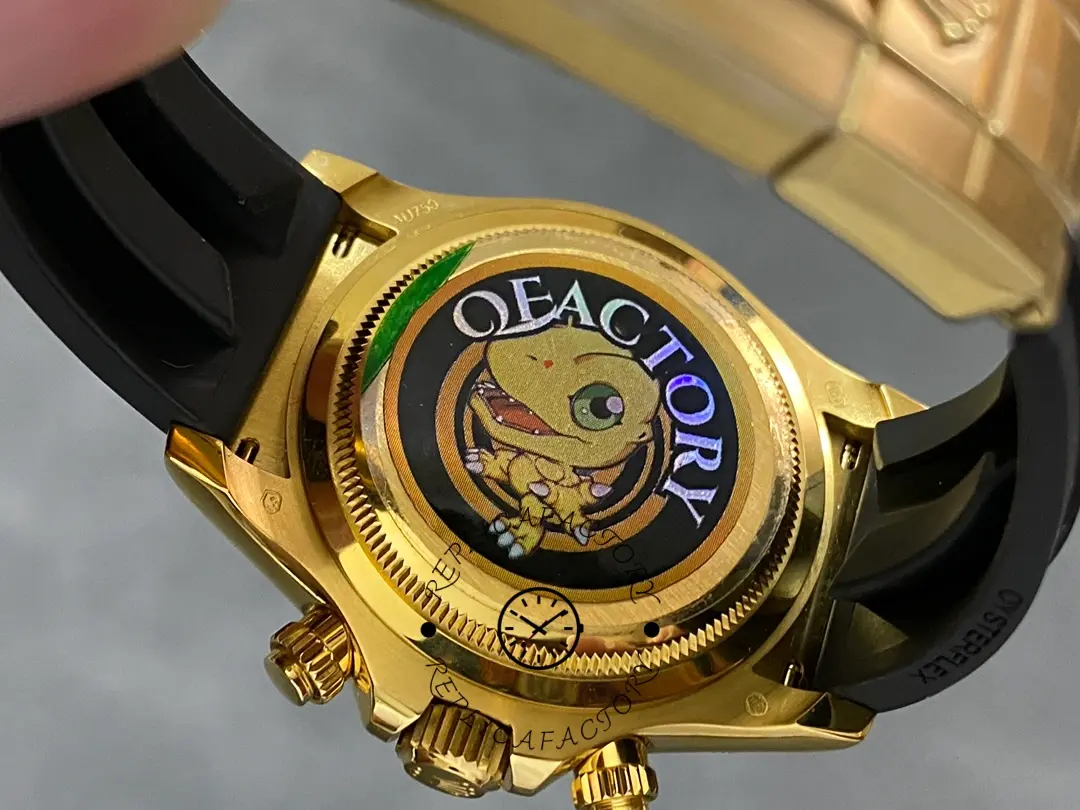 Rolex Cosmograph Daytona 40 Yellow Gold Balck Rubber m126518ln 0006