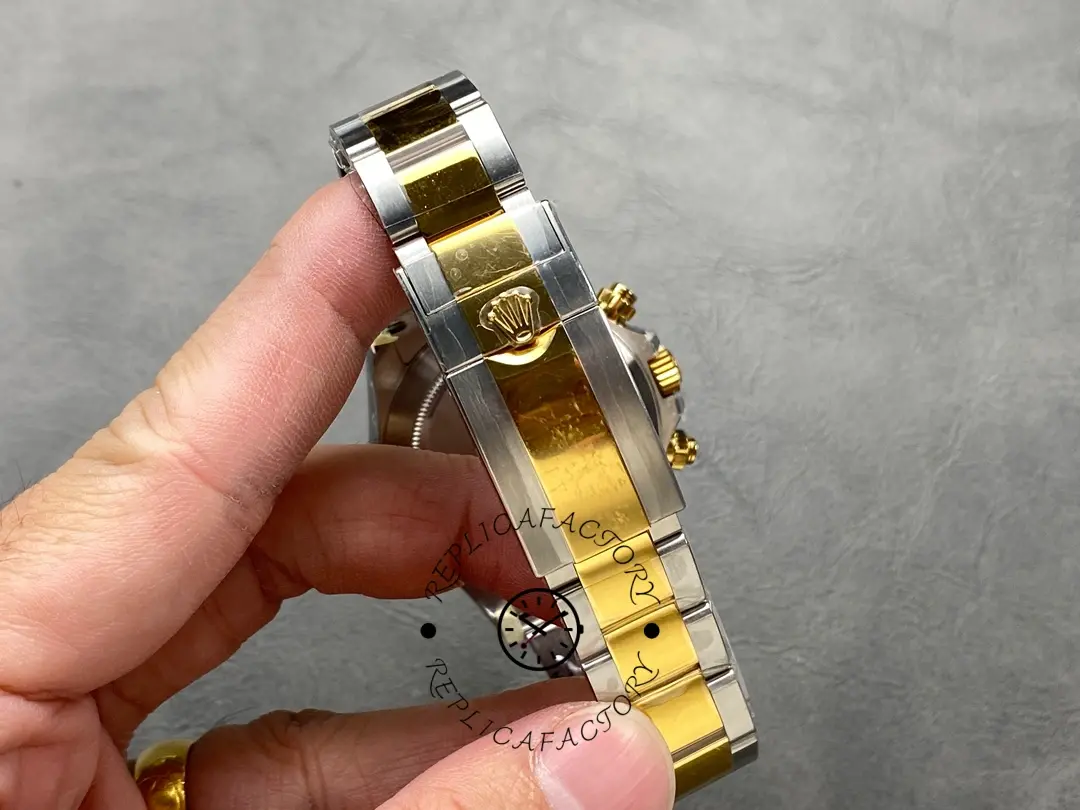 Rolex Two Tone Daytona 126503 White Dial Replica Watch