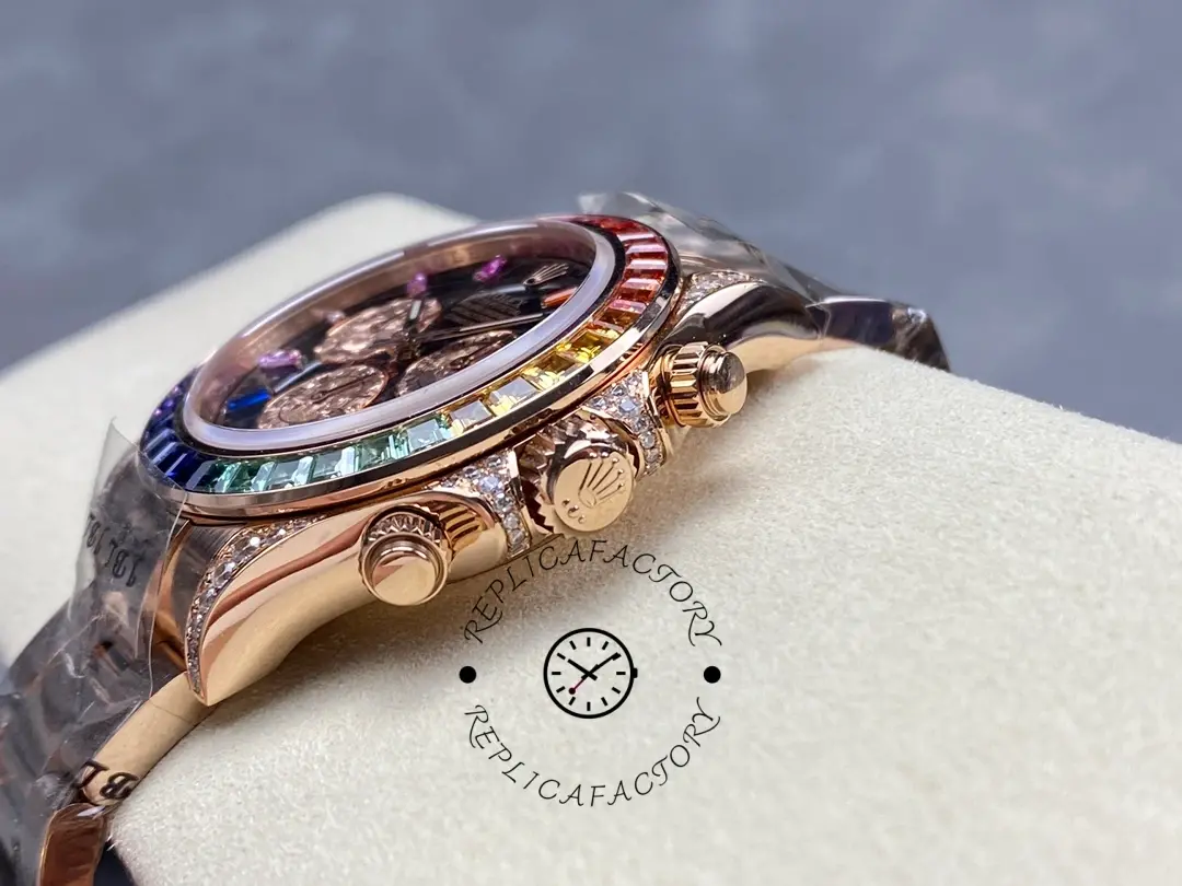 Rolex Cosmograph Daytona 40mm Black Sapphire Rainbow Dial 116595RBOW