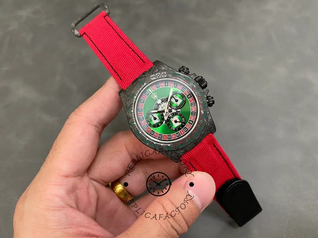 Rolex Daytona Diw Black Carbon Lucky Player (casino) 40mm Oyster