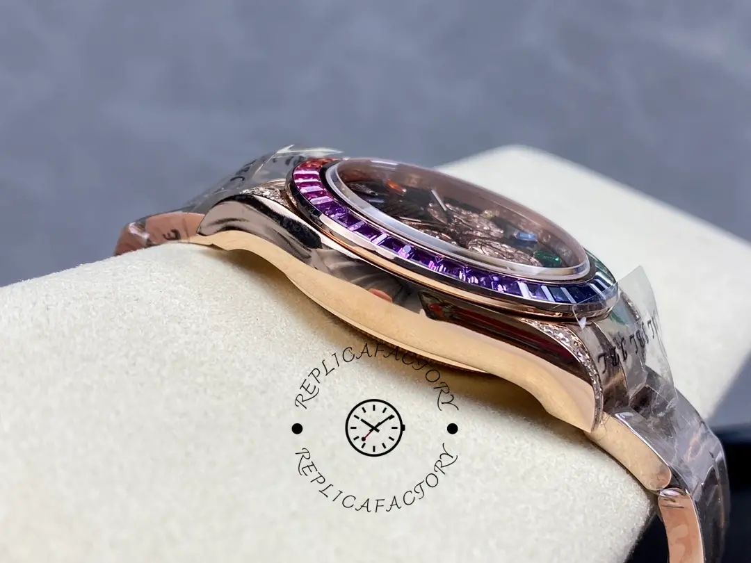Rolex Cosmograph Daytona 40mm Black Sapphire Rainbow Dial 116595RBOW