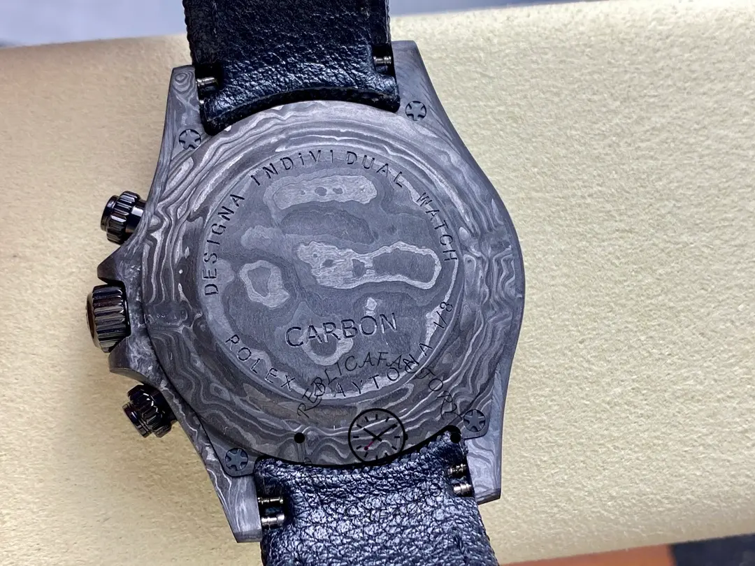 Rolex Daytona DIW Carbon Fiber Skeleton Black Replica Watch