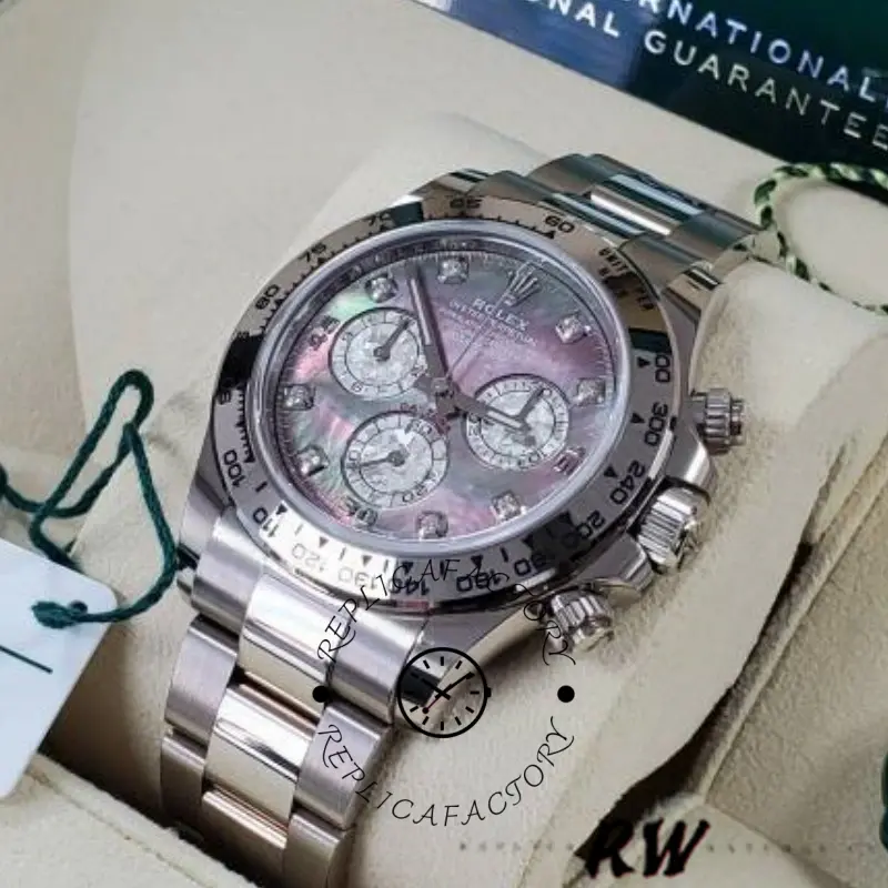 Rolex Cosmograph Daytona 116509 Diamond Markings 40MM Mens Replica Watch