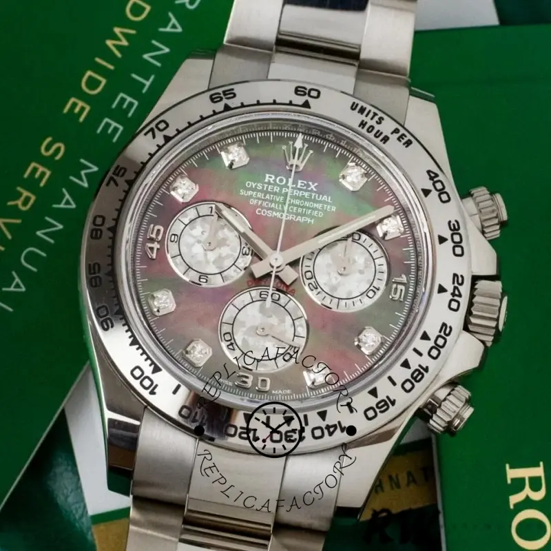 Rolex Cosmograph Daytona 116509 Diamond Markings 40MM Mens Replica Watch