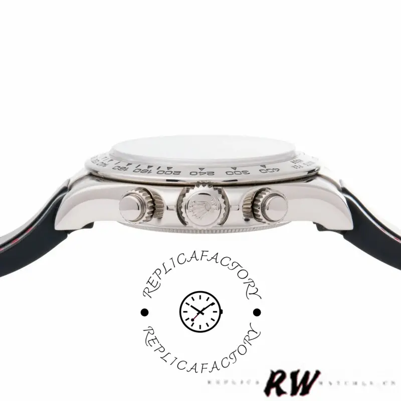 Rolex Daytona 116519 Grey Dial Black RubberB strap 40mm Mens Replica Watch
