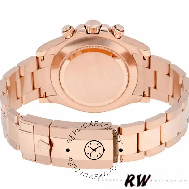 Rolex Daytona m116505 Everose Gold Brown Dial 40MM Mens Replica Watch