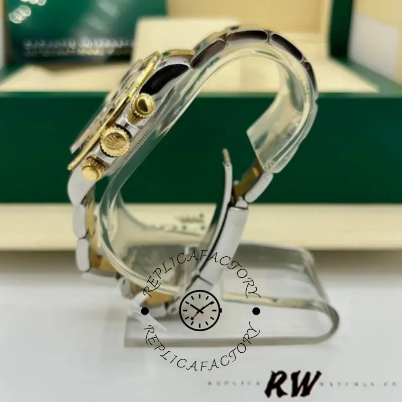 Rolex Cosmograph Daytona 116503 Yellow Gold Champagne Diamond Dial 40MM Mens Replica Watch