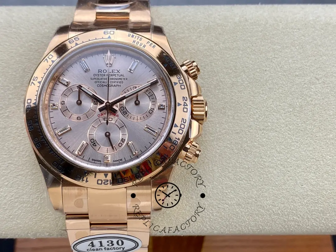 Rolex Daytona m116505 Everose Gold Sundust Pink Dial 40MM Mens Replica Watch