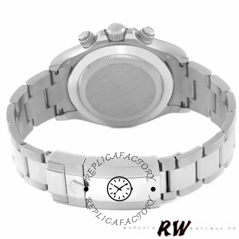 Rolex Cosmograph Daytona 116509 Silver Arabic Dial White Gold 40MM Mens Replica Watch