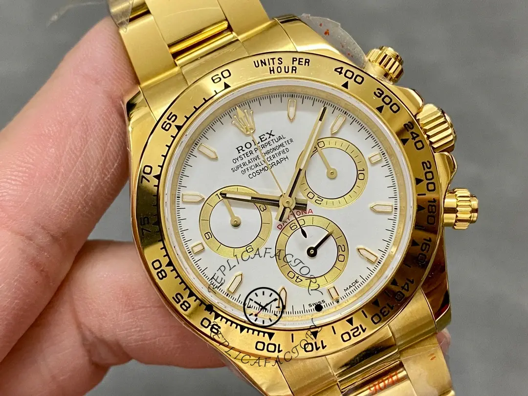 Rolex Cosmograph Daytona 116528 White Index Dial 40MM Mens Replica Watch