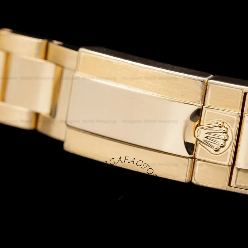 Rolex Daytona 116528 Yellow Gold Champagne Diamond Dial 40mm Mens Replica Watch