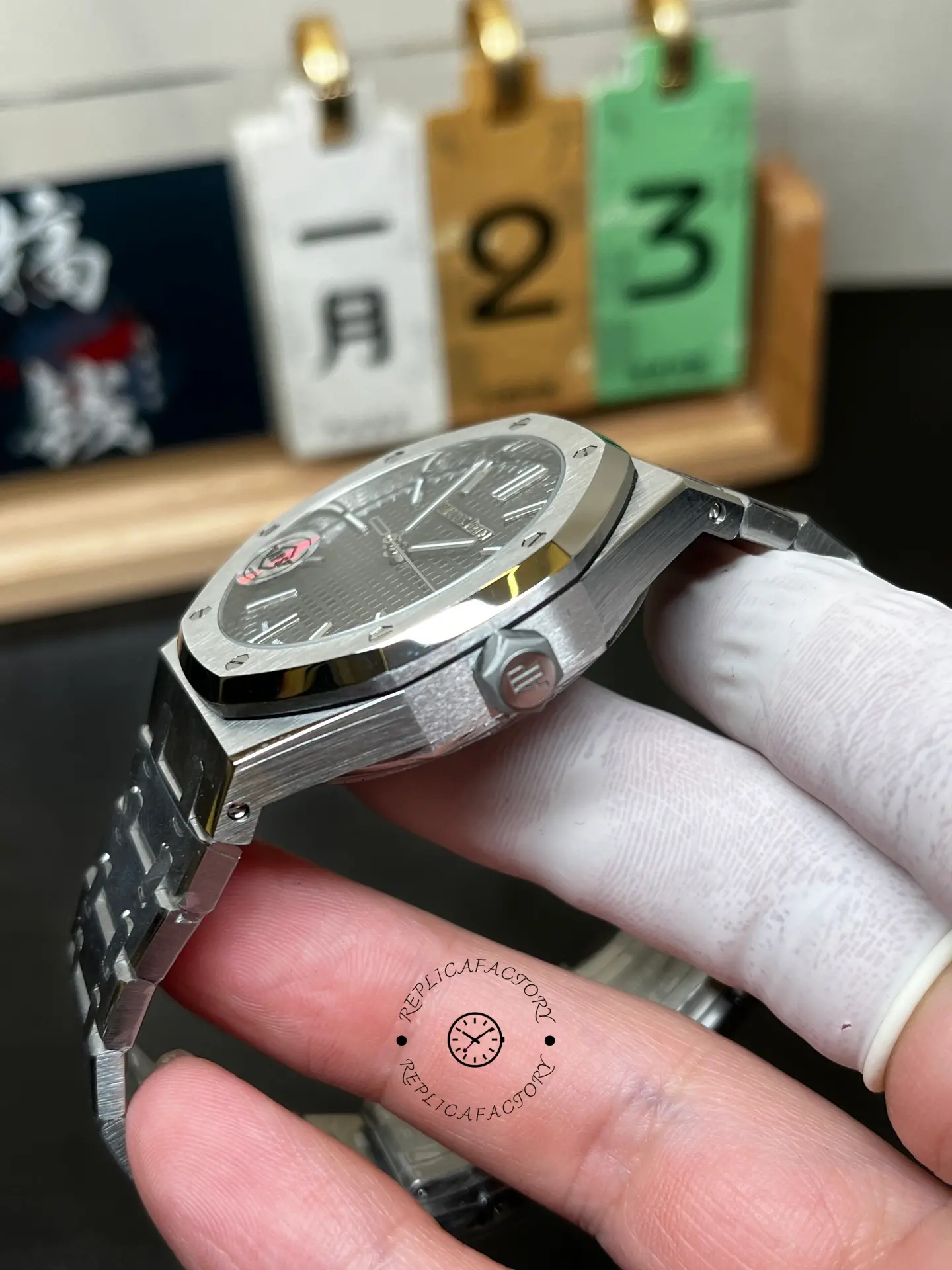 1:1 Clone AP Royal Oak 41 Gray Dial 15510ST.OO.1320ST.10 Automatic