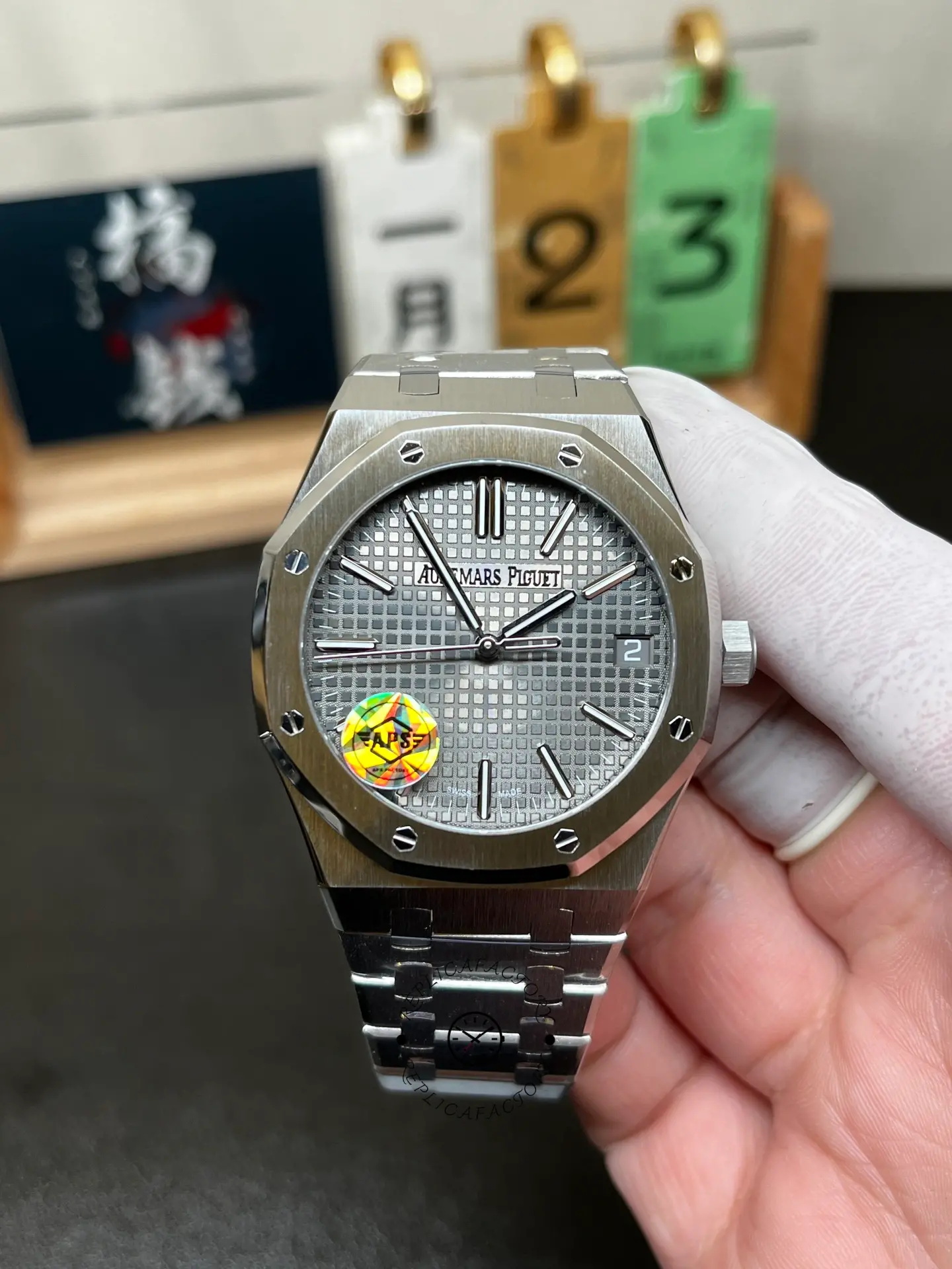 1:1 Clone AP Royal Oak 41 Gray Dial 15510ST.OO.1320ST.10 Automatic