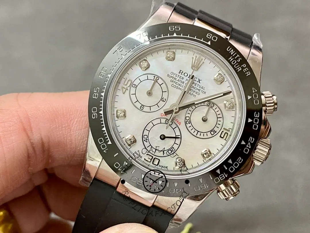 Rolex Cosmograph Daytona 116519 Mother of Pearl Dial 40mm Mens Replica Watch