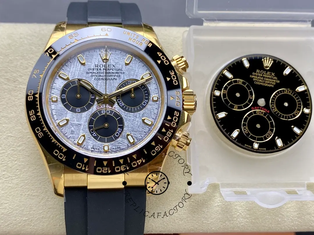 Rolex Cosmograph Daytona 116518LN Meteorite and Black Index Dial 40mm Mens Replica Watch