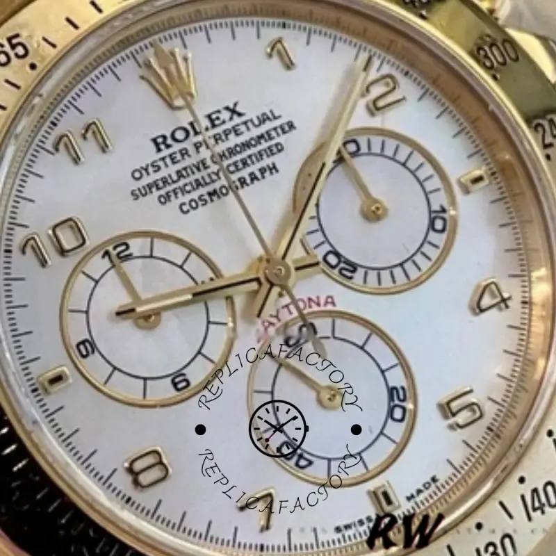 Rolex Daytona 116528 Mother of Pearl Dial 40mm Mens Replica Watch
