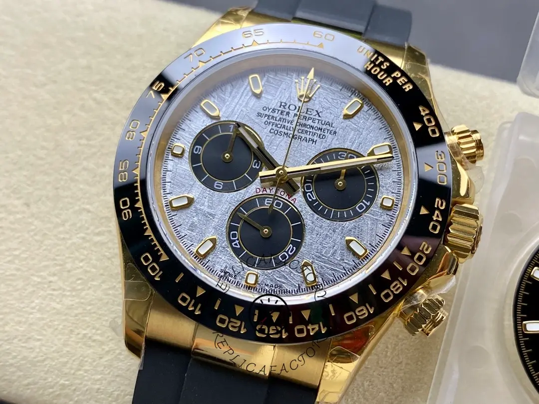 Rolex Cosmograph Daytona 116518LN Meteorite and Black Index Dial 40mm Mens Replica Watch