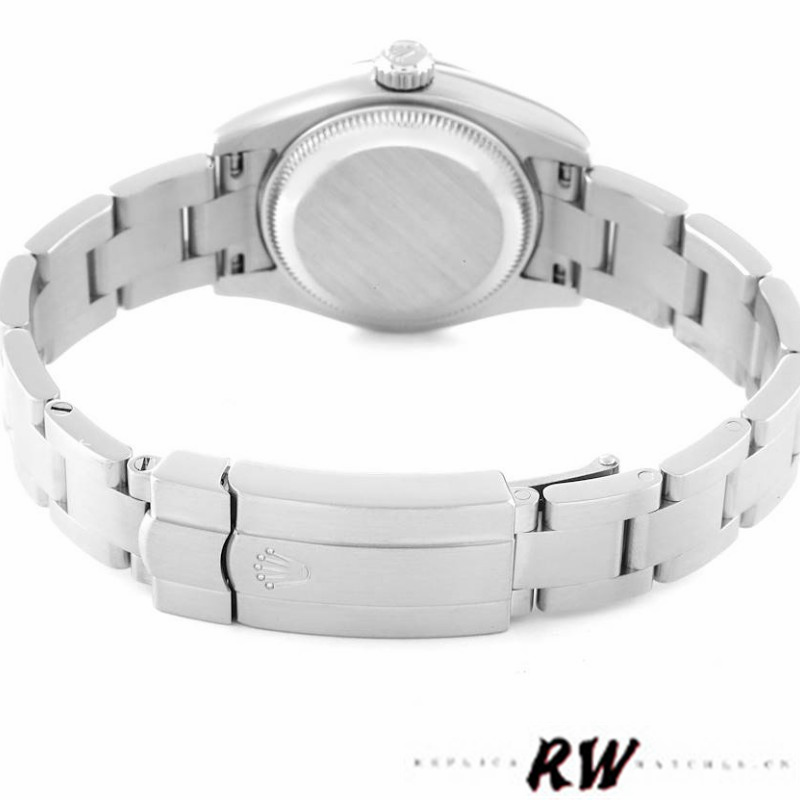 Rolex Oyster Perpetual 176200 Blue Dial Domed Bezel 26mm Lady Replica Watch