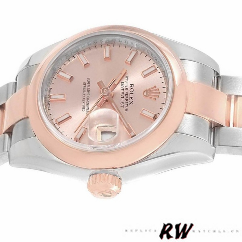 Rolex Datejust 179161 Stainless Steel and Everose Gold Pink Index Dial 26MM Lady Replica Watch