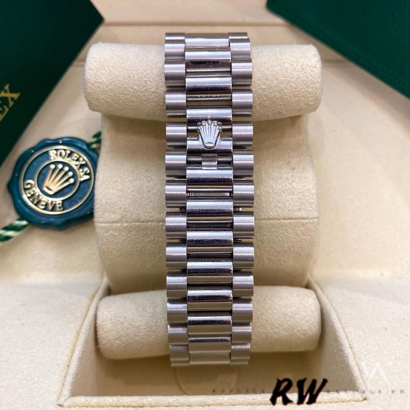 Rolex Day-Date 228206 Ice Blue Dial Platinum 40MM Mens Replica Watch