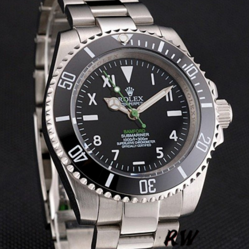 Rolex Submariner PR16233NBB Black Dial 41mm Mens Replica Watch